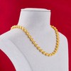 【限时克减150元】足金999.9 光珠链纯光珠(约5.6-6.0mm)纯圆珠项链光珠项链佛珠项链(XL00003-02)补差价）预售产品下单后不退款不退货不换货不补差价 商品缩略图2