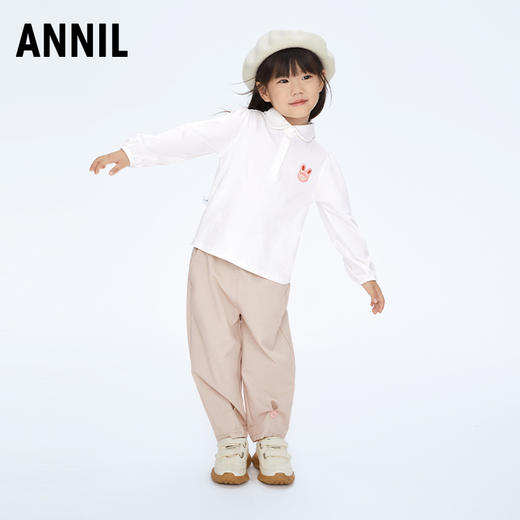 女童休闲萝卜裤单裤裤子新款安奈儿童装实体店同款XG416542 商品图3