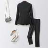 【西服上衣+裤子】罗蒙女士套装商务简约职业面试通勤套装两件套女 商品缩略图1