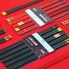 【买10双立减10元】过年筷子 家用高颜值轻奢风新款防滑合金筷 商品缩略图5