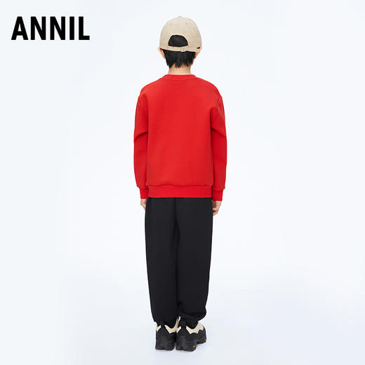 男童国风圆领长袖卫衣新款安奈儿童装实体店同款AB411501 商品图4