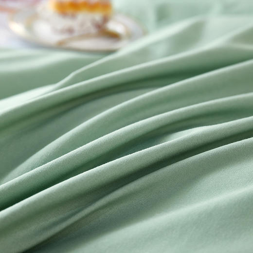 【自营】彼加曼 BGM-T2262 双拼彩棉纯风四件套(抹茶绿/黄卡) 200*230cm 商品图2
