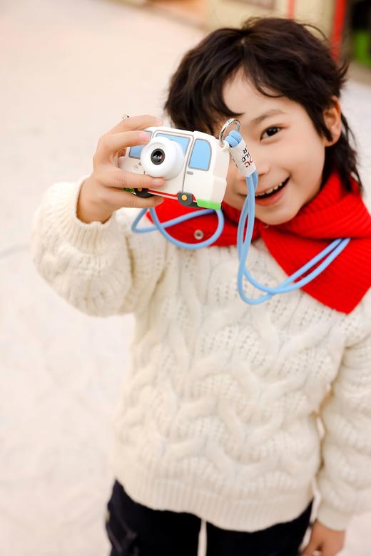 Mobee莫贝炫咔相机 2023年全新版本 儿童数码相机 玩具 卡通硅胶外观 前后4000万像素双摄像头 儿童玩具相机 商品图4