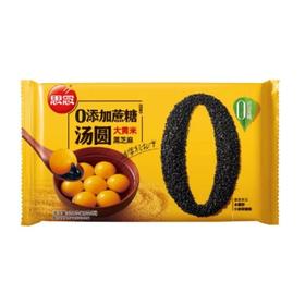 思念 冷冻零添加蔗糖大黄米黑芝麻汤圆 400g(12g/颗)/袋