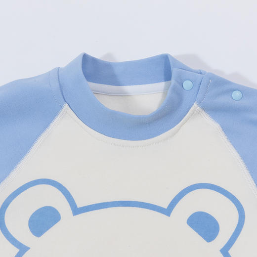 贝贝怡童装男女童和尚服家居爬服婴幼儿睡衣ZB1DL003
 商品图3