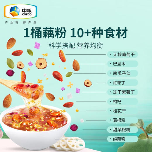 中粮可益康桂花坚果藕粉礼盒900g 商品图3