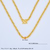 【限时克减128元】足金999.9 绞丝链项链(XL00010-09)补差价）补差价）预售产品下单后不退款不退货不换货不补差价 商品缩略图2