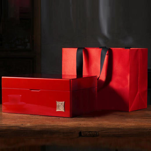 禧欢礼【实木烤漆.红.大双瓷+1茶勺】150 元1套.共5套 商品图2