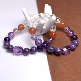 43027九紫离火水晶手串约10mm