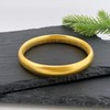 【限时克减150元】足金古法半实心光面光圈手镯素圈泥鳅背宽面内心经手镯（面宽约9.3-9.7mm，厚度约4.9mm）(ANWZGFSZ00010-3)预售产品下单后不退款不退货不换货不补差价 商品缩略图1