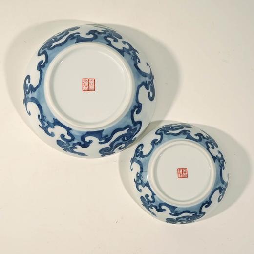 不仁斋 人气新款釉中贴花青花云纹 青花盘 餐盘 餐具 商品图5