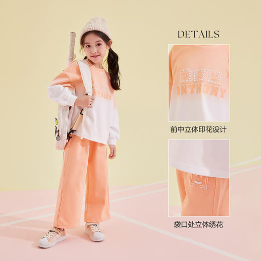 笛莎Deesha 童装女童套装2024春装新款儿童长袖外套套装 商品图3