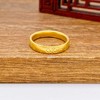 【限时克减150元】足金999.9 古法实心固口喜字圈戒（一圈四喜，面宽约3.4-3.8mm）(AIGFJZ00104-2)（预售产品下单后不退款不退货不换货不补差价 商品缩略图1