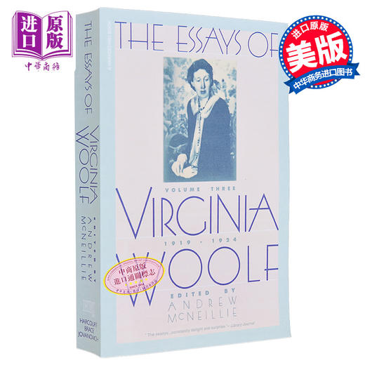 【中商原版】伍尔夫文集 第3卷 1919-1924年 Virginia Woolf 英文原版 Essays of Virginia Woolf Vol 3 商品图0