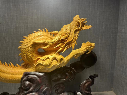 龍行天下｜龙年大吉°黄杨木摆件 商品图5