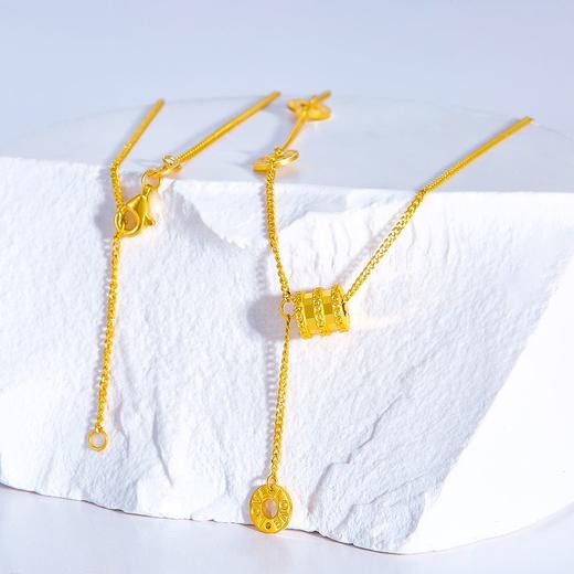 【限时克减150元】足金999 5G黄金小蛮腰吊饰时尚调节套链(AG5GTL00164)（预售产品下单后不退款不退货不换货不补差价）（预售产品下单后不退款不退货不换货不补差价） 商品图0