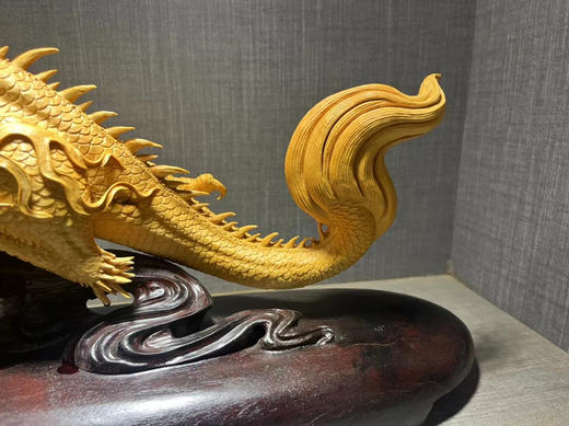 龍行天下｜龙年大吉°黄杨木摆件 商品图7