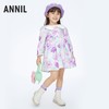 女童纯棉印花长袖连衣裙裙子春季新款安奈儿童装实体店同款XG413618 商品缩略图2