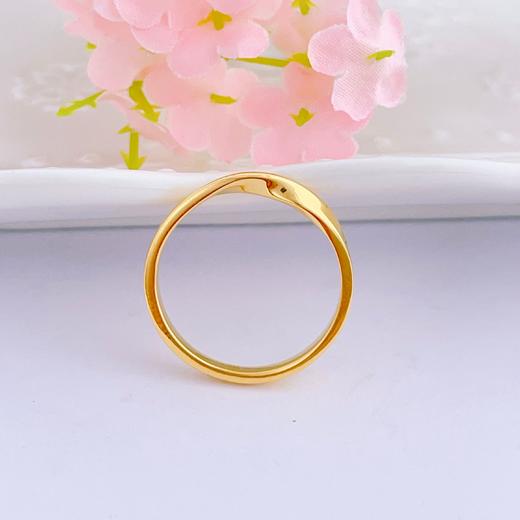 【限时克减150元】足金999.9 【精品】空心固口镜面金爱无尽圈戒女戒(AIJZ00024)（预售产品下单后不退款不退货不换货不补差价（预售产品下单后不退款不退货不换货不补差价 商品图2