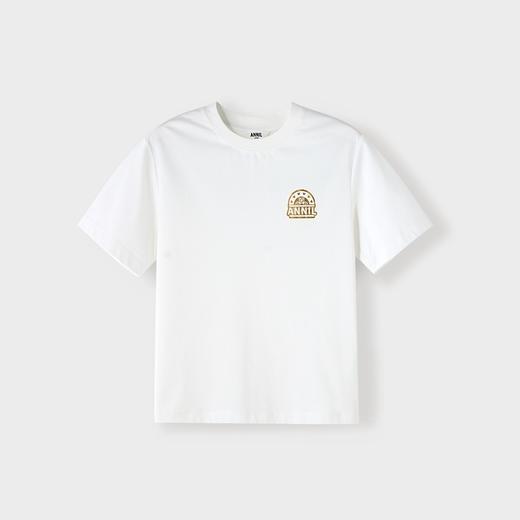 男女童弹力保型滑爽亲子装圆领短袖新款安奈儿童装实体店同款AM411565 商品图8