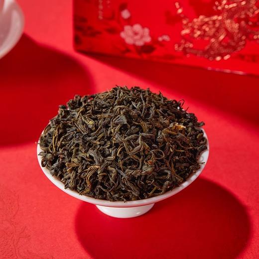 中茶猴王2024年生肖花茶龙腾富贵茉莉花茶桂花红茶组合礼盒200g 商品图1