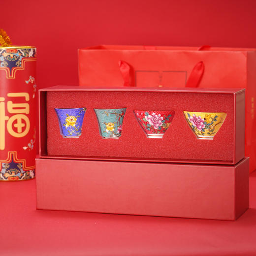 故宫系列富贵天香茶杯套装 商品图1