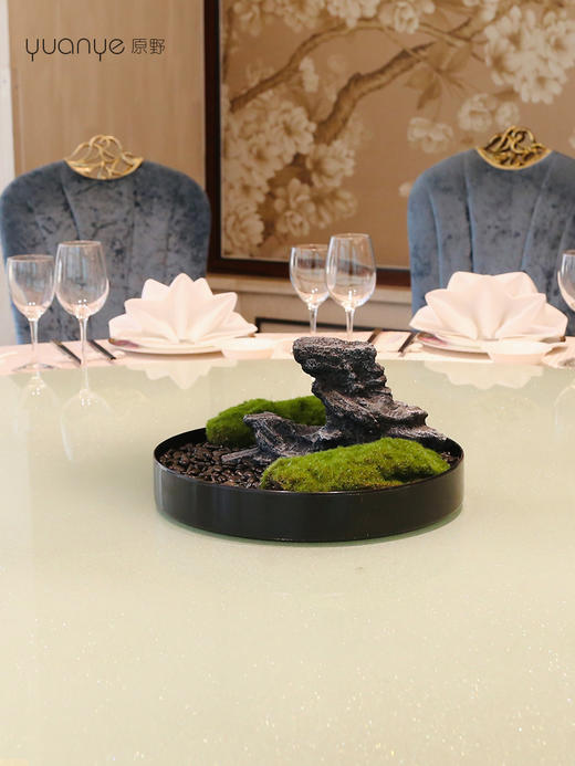 新中式酒店餐桌花摆花高档仿真花假花花艺摆件客厅圆桌摆设装饰花 商品图4