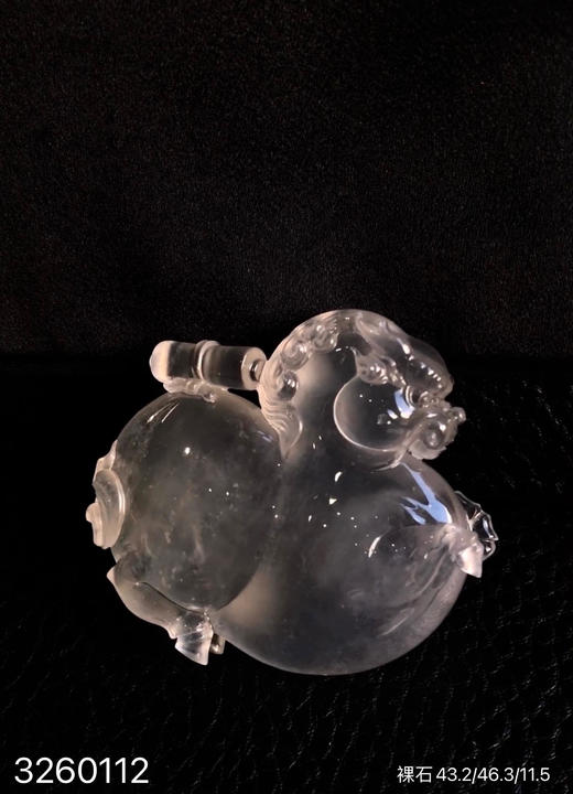 老蒋大师-驮宝麒麟裸石【3260112】具体价格微信咨询 商品图1
