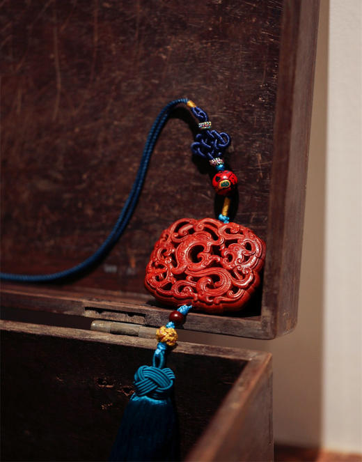 4.8cm 凤凰来仪°紫檀车挂 商品图2