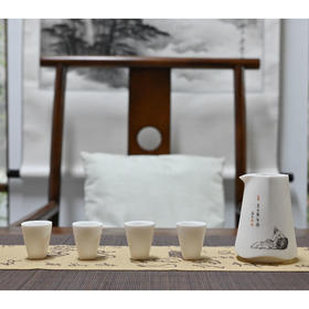 羽诗制造出品 太白问酒套装分酒器酒杯文创礼盒