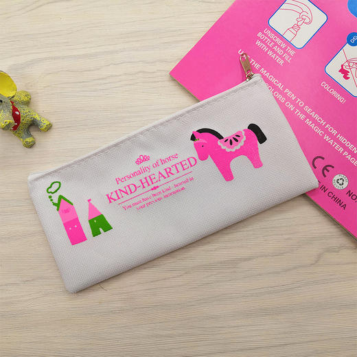 【9.9/任选2件！】儿童卡通帆布笔袋小学生笔袋，可爱文具袋简约铅笔袋牛津布笔袋，小身材大容量，满足更多储存空间！ 商品图9