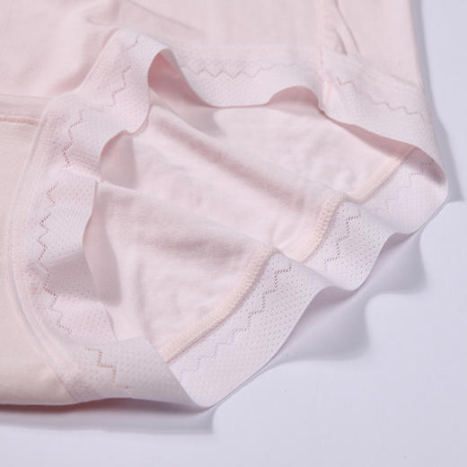 都市丽人基础木代尔系列纤柔绵内裤女100S莫代尔女士内裤中腰平角内裤LK45F1 商品图3