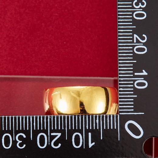 【限时克减150元】足金999.9 实心活口光面天元戒内福光圈戒(JZ00002-01)（预售产品下单后不退款不退货不换货不补差价（预售产品下单后不退款不退货不换货不补差价 商品图3
