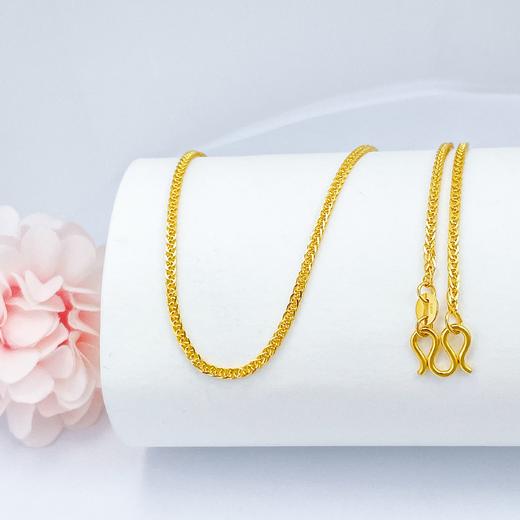 【限时克减128元】足金999 (足金999字印)5G黄金肖邦链项链(5GXL00054)（预售产品下单后不退款不退货不换货不补差价）（预售产品下单后不退款不退货不换货不补差价） 商品图1