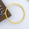 【限时克减150元】足金999.9 【油亮版本】古法半空心固口内平外弧素圈手镯光圈泥鳅背手镯（面宽约4.1-4.5mm）(AIGFSZ00438-3)（预售产品下单后不退款不退货不换货不补差价） 商品缩略图1
