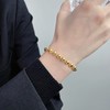 【限时克减150元】足金999.9 纯光珠链圆珠佛珠简约手链(珠5.6-6mm)光珠手链佛珠手链(SL00001-01)（预售产品下单后不退款不退货不换货不补差价） 商品缩略图2