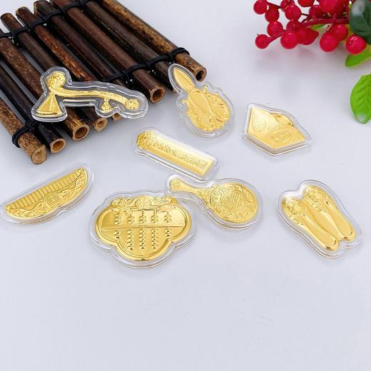 【限时克减150元】足金999 #婚庆 婚庆八宝摆件婚庆礼盒陪嫁嫁妆订婚摆件礼盒（配精美包装、NGTC国检证书）(ATBJ00004)（预售产品下单后不退款不退货不换货不补差价） 商品图3