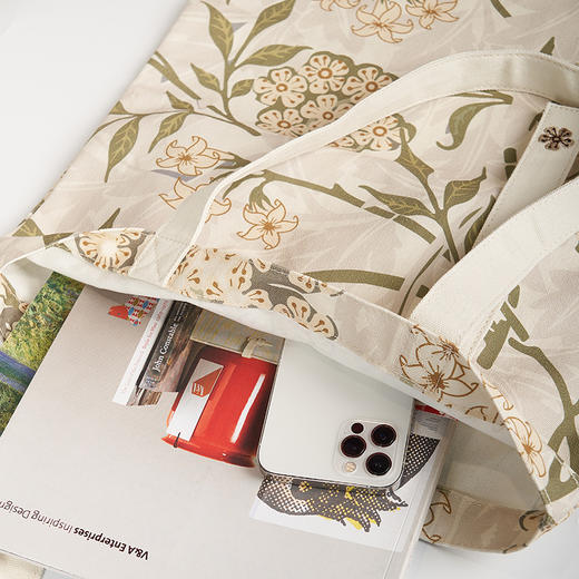 V&A博物馆威廉莫里斯系列 茉莉小清新帆布包购物袋 商品图2