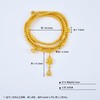 【限时克减150元】足金999 古法如意美满莲莲转运珠间圆珠(约3.3mm)手串(YGFSC00142)补差价）补差价）预售产品下单后不退款不退货不换货不补差价 商品缩略图3