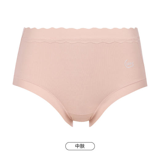 都市丽人基础系列舒肤棉内裤女100S棉纯棉女士内裤中腰平角内裤LK45G6 商品图6