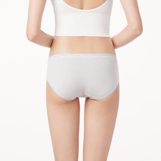 都市丽人基础系列舒肤棉内裤女纯棉女士内裤低腰平角内裤LK45B1 商品图2