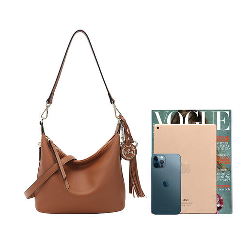 Why简约时尚单肩包大容量斜挎包气质托特包女士手提包YA5306 商品图13