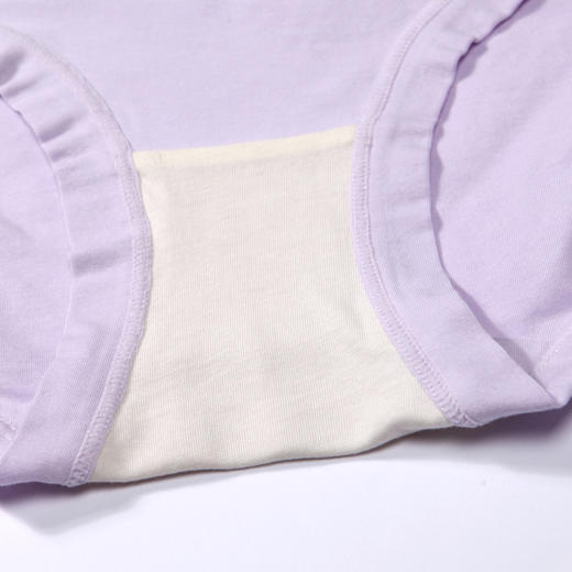 都市丽人基础系列宽版包覆内裤女棉质女士内裤中腰平角内裤LK45A3 商品图8