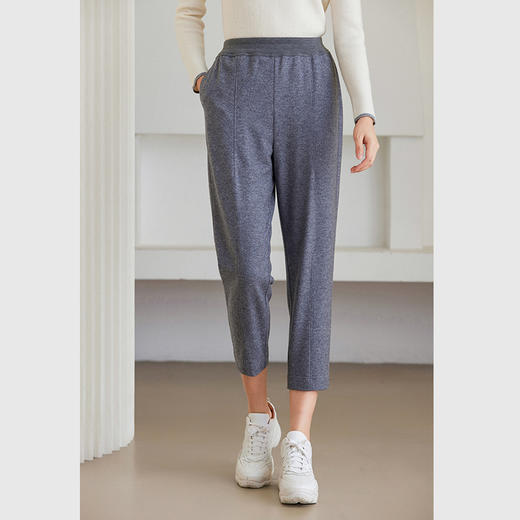 乔万尼绵羊毛哈伦裤时尚舒适休闲裤ET4F822 商品图3