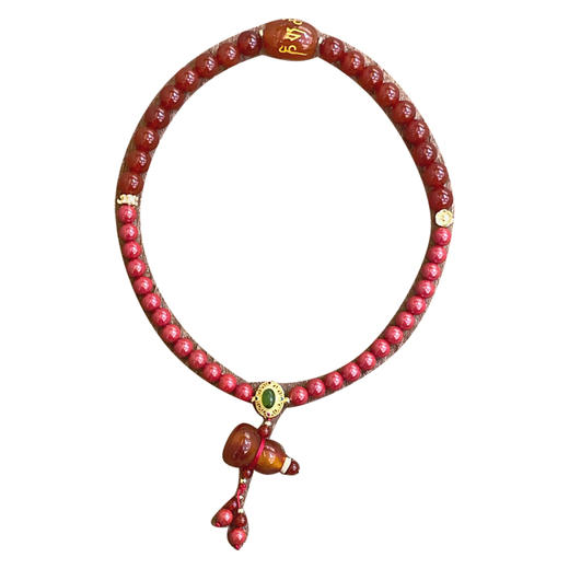 半是朱砂半玛瑙福禄瓶两圈扩香手链 新年 九运红火设计 红运当头香氛手串 商品图4