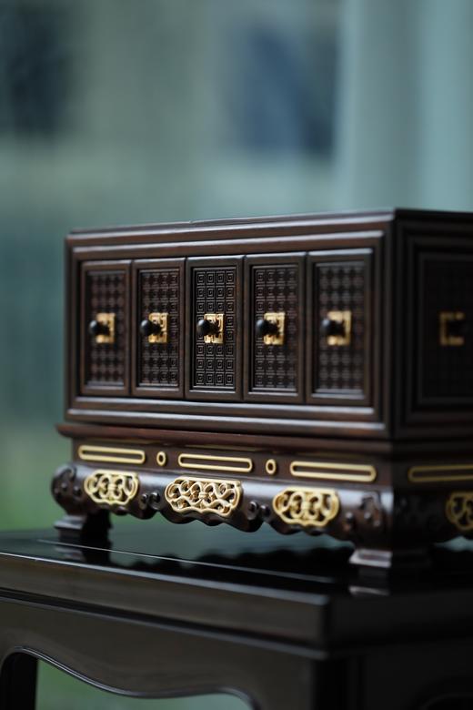 万字有福°酸枝×瘿木多宝盒 商品图2