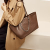Safiya/索菲娅2024新品头层牛皮新款爆款大容量托特包时尚女士手提单肩斜挎包 SF900575Y 商品缩略图0