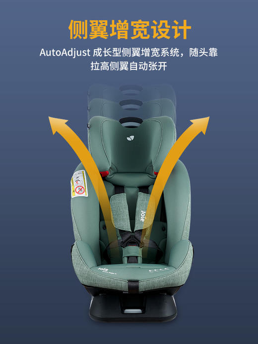 安全座椅黎明勇士灰豆绿 (9个月-12岁) 商品图2