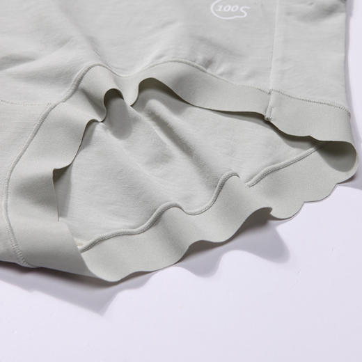 都市丽人基础系列舒肤棉内裤女100S棉纯棉女士内裤中腰平角内裤LK45G6 商品图3