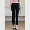 乔万尼磨毛铅笔裤新品显瘦黑色休闲裤ET4F816 商品缩略图4